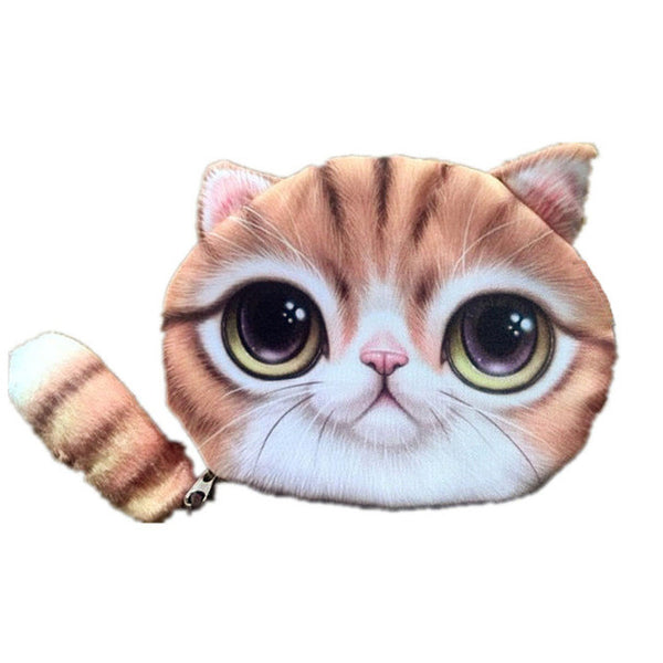 Wagging Tail Kitten Coin Pouch