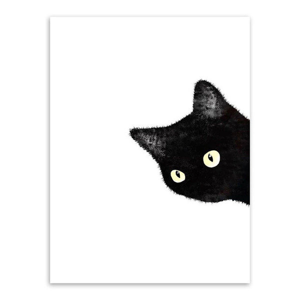 Peek A Boo Cat Prints