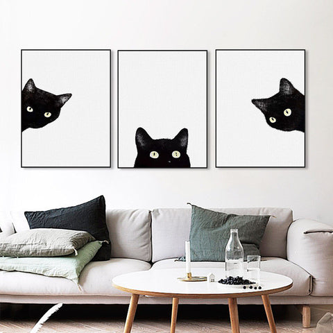 Peek A Boo Cat Prints