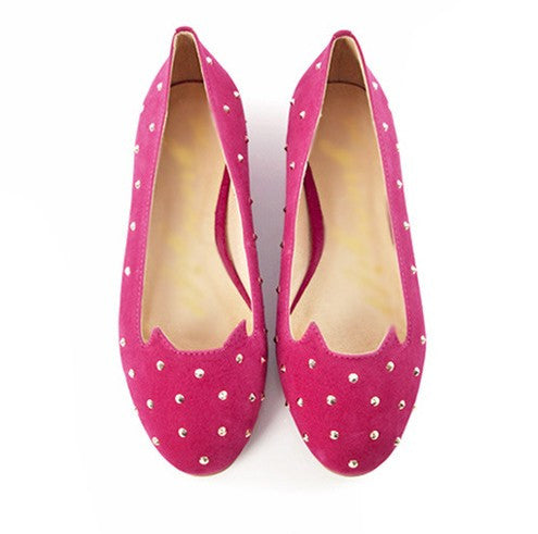 Studded Cat Ear Flats