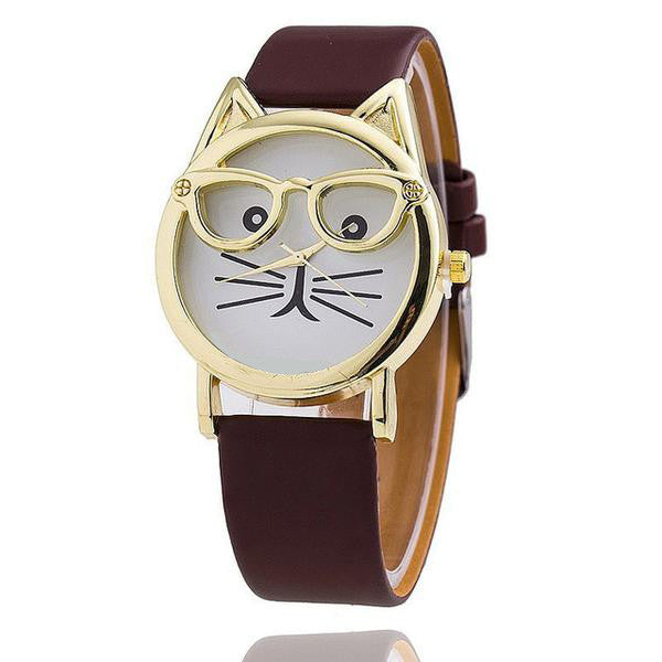 Cats Wear Glasses Watch