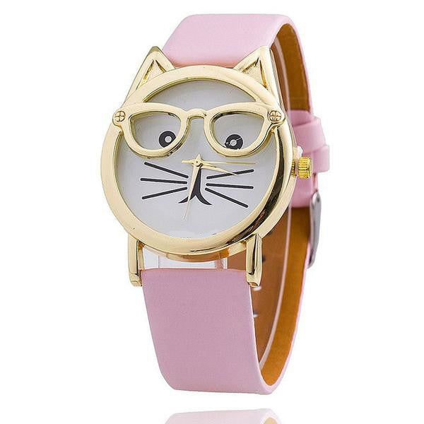 Cats Wear Glasses Watch