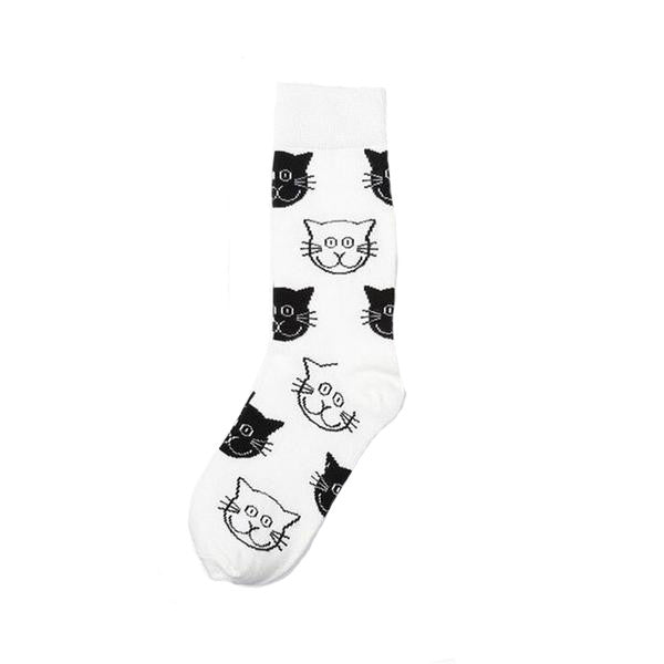 Classic Cat Print Socks