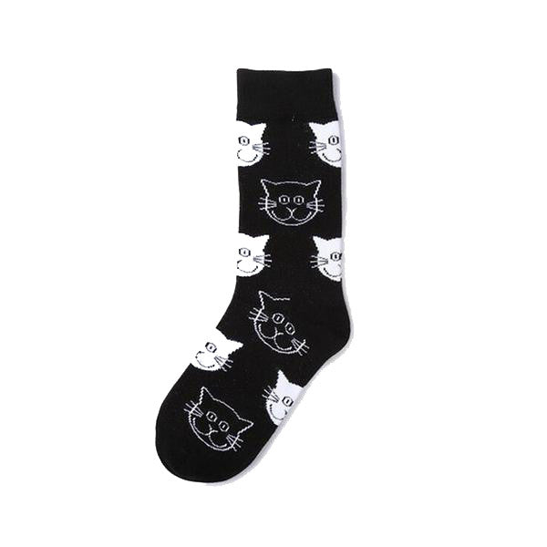 Classic Cat Print Socks