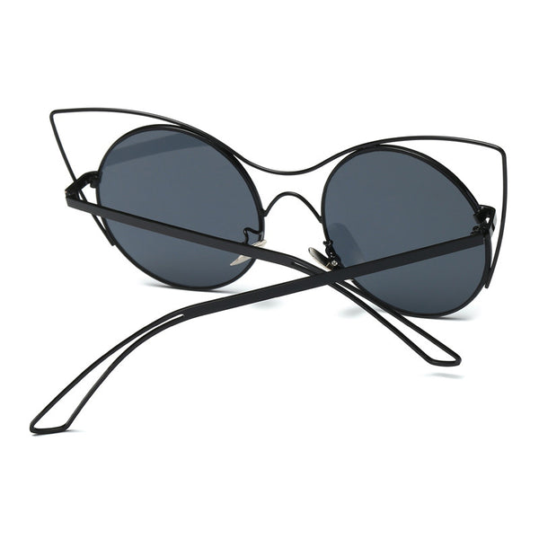 Vintage Metal Framed Cat Eye Sunglasses