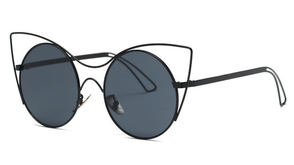Vintage Metal Framed Cat Eye Sunglasses