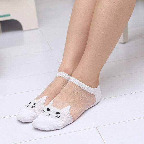 Ballet Flat Cat Socks