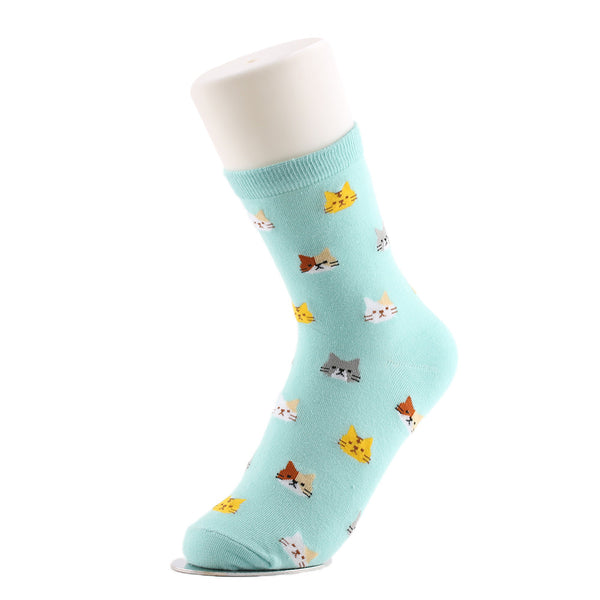 Cat Print Socks