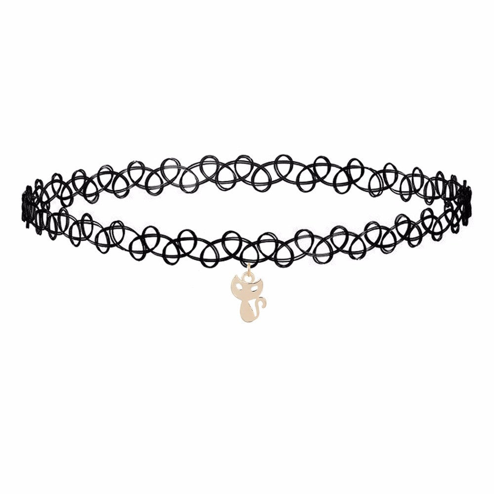 Kitten Tattoo Choker