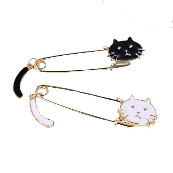 Wagging Tail Kitten Pin