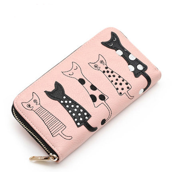 Five Cats Wallet Clutch