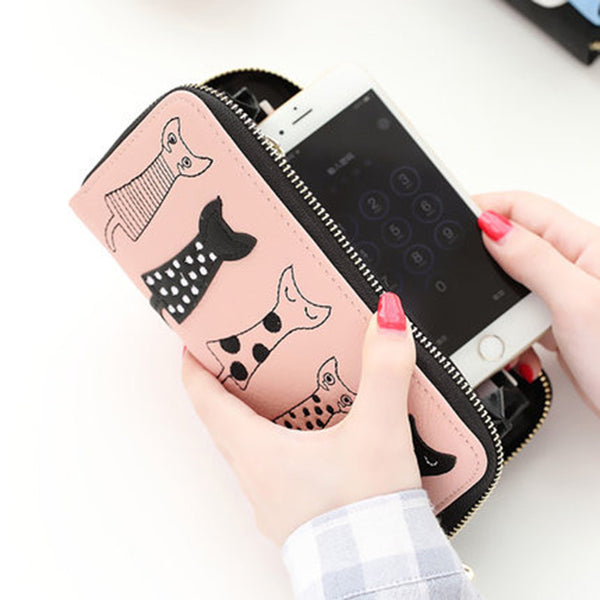 Five Cats Wallet Clutch