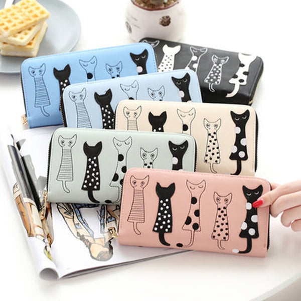 Five Cats Wallet Clutch