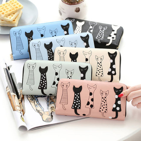 Five Cats Wallet Clutch