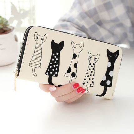 Five Cats Wallet Clutch