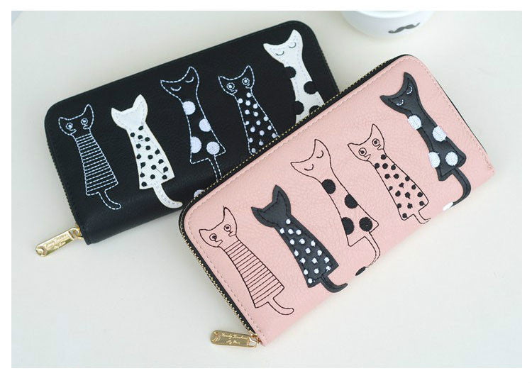 Five Cats Wallet Clutch