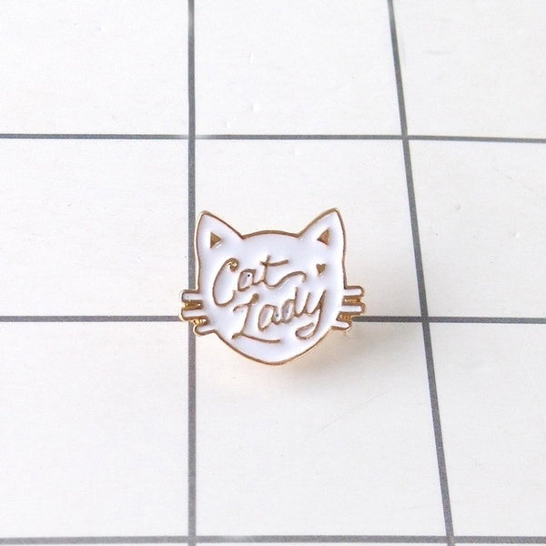 Cat Lady Enamel Pin