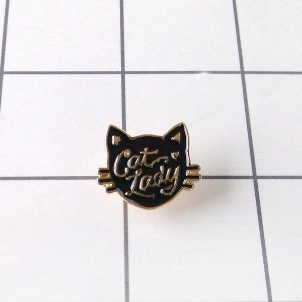 Cat Lady Enamel Pin