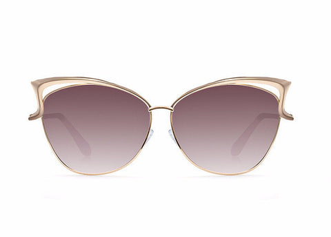 Gold Cat Eye Sunglasses