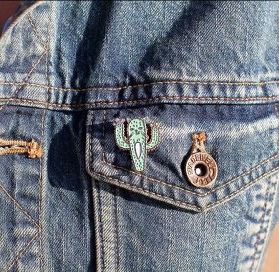 Cactus Cat Enamel Pin