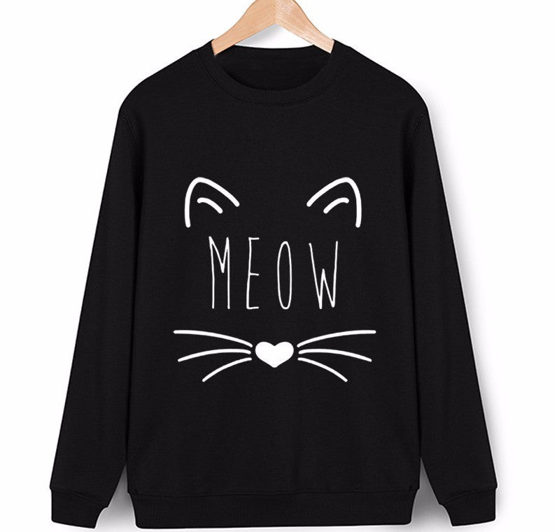 Black Meow Sweatshirt