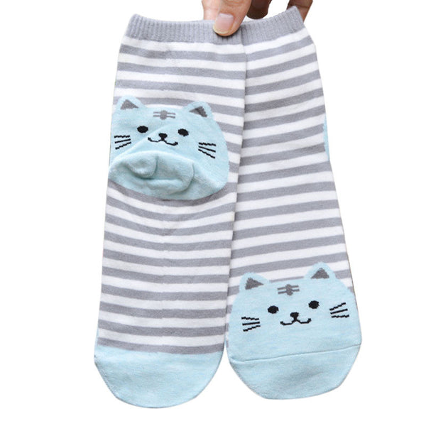 Striped Cat Socks