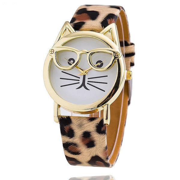 Cats Wear Glasses Watch