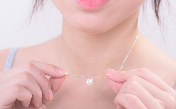 Pearl Kitten Necklace