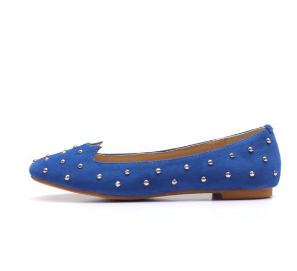 Studded Cat Ear Flats