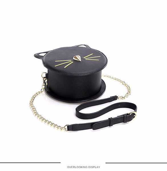 Round Crossbody Cat Bag