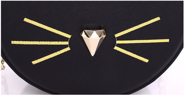 Round Crossbody Cat Bag