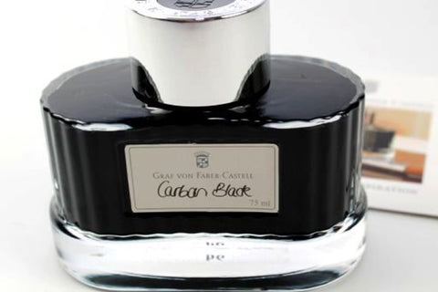 Füllertinte Faber-Castell Carbon schwarz Flacon 75 ml Art.-Nr. 141000