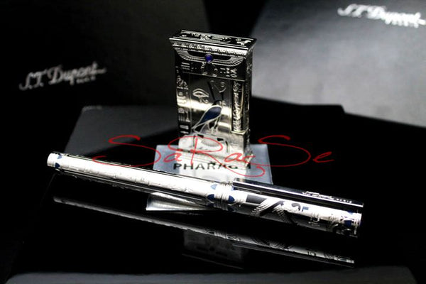 Füllertinte S.T. Dupont Set Feuerzeug, Rollerball Pharaoh - Tintenfass Art.-Nr. TEBF2014ZW