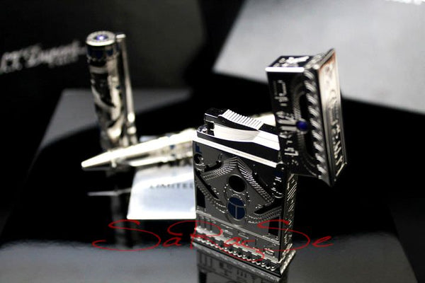 Füllertinte S.T. Dupont Set Feuerzeug, Rollerball Pharaoh - Tintenfass Art.-Nr. TEBF2014ZW