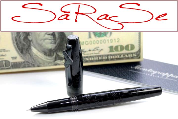 Rollerball Montegrappa Bang Bang Edelstahl Rhutenium schwarz Art.-Nr. ISFOERLC