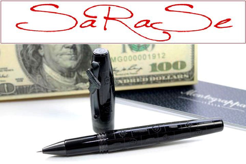 Rollerball Montegrappa Bang Bang Edelstahl Rhutenium schwarz Art.-Nr. ISFOERLC