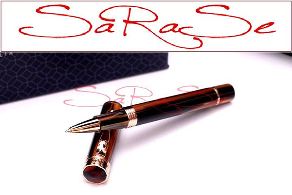 Rollerball Montegrappa Ducale Edelharz braun Rose-Gold Art.-Nr. ISDURRRW