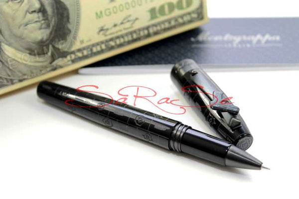 Rollerball Montegrappa Bang Bang Edelstahl Rhutenium schwarz Art.-Nr. ISFOERLC