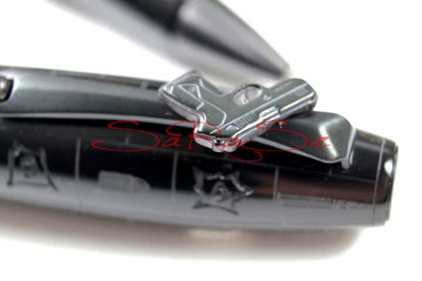 Rollerball Montegrappa Bang Bang Edelstahl Rhutenium schwarz Art.-Nr. ISFOERLC