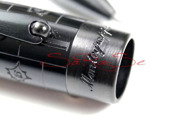 Rollerball Montegrappa Bang Bang Edelstahl Rhutenium schwarz Art.-Nr. ISFOERLC